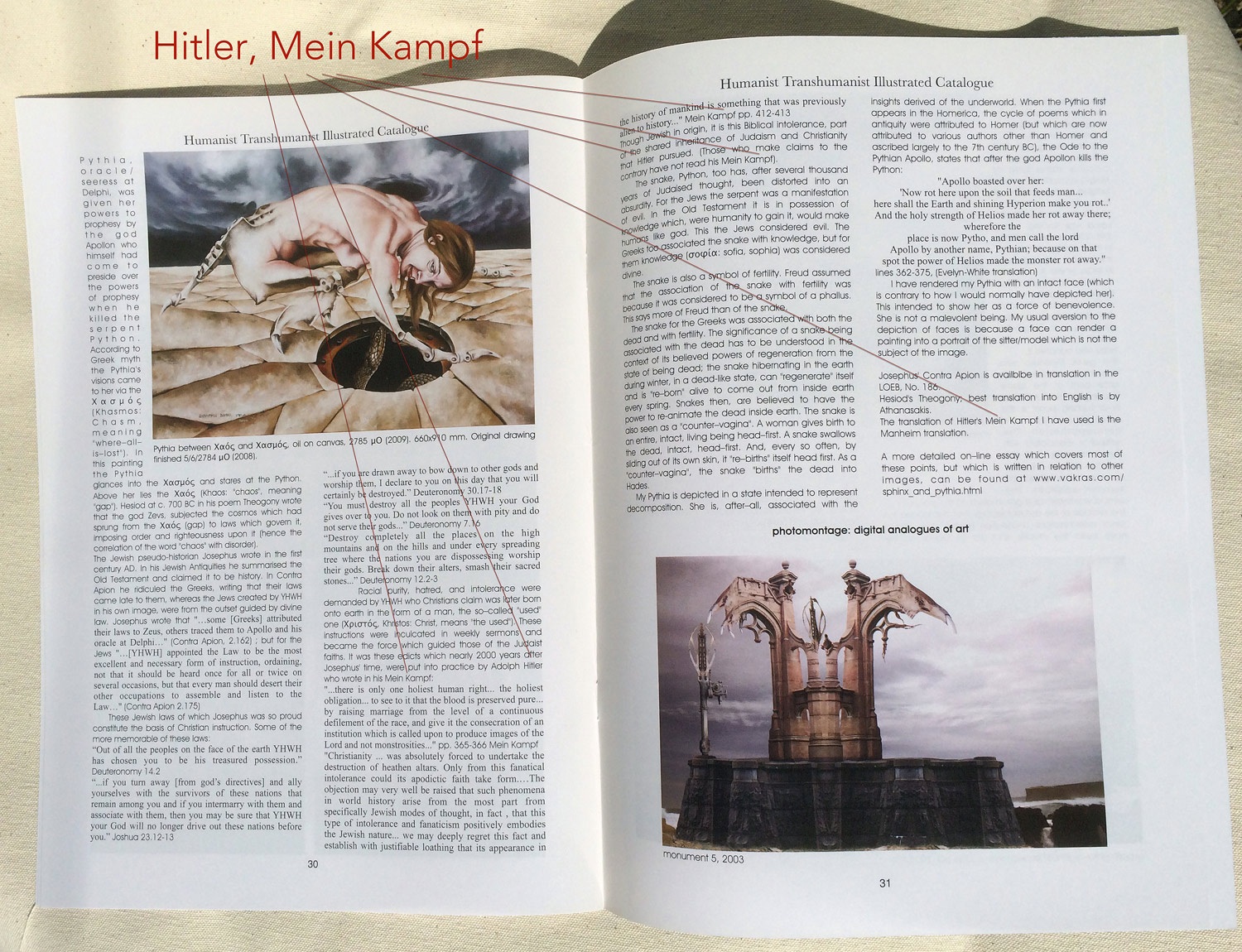 Humanist Transhumanist Hitler based his genocide on the Bible
